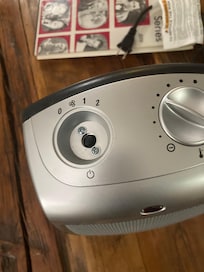 Space heater with no way of turning it on
