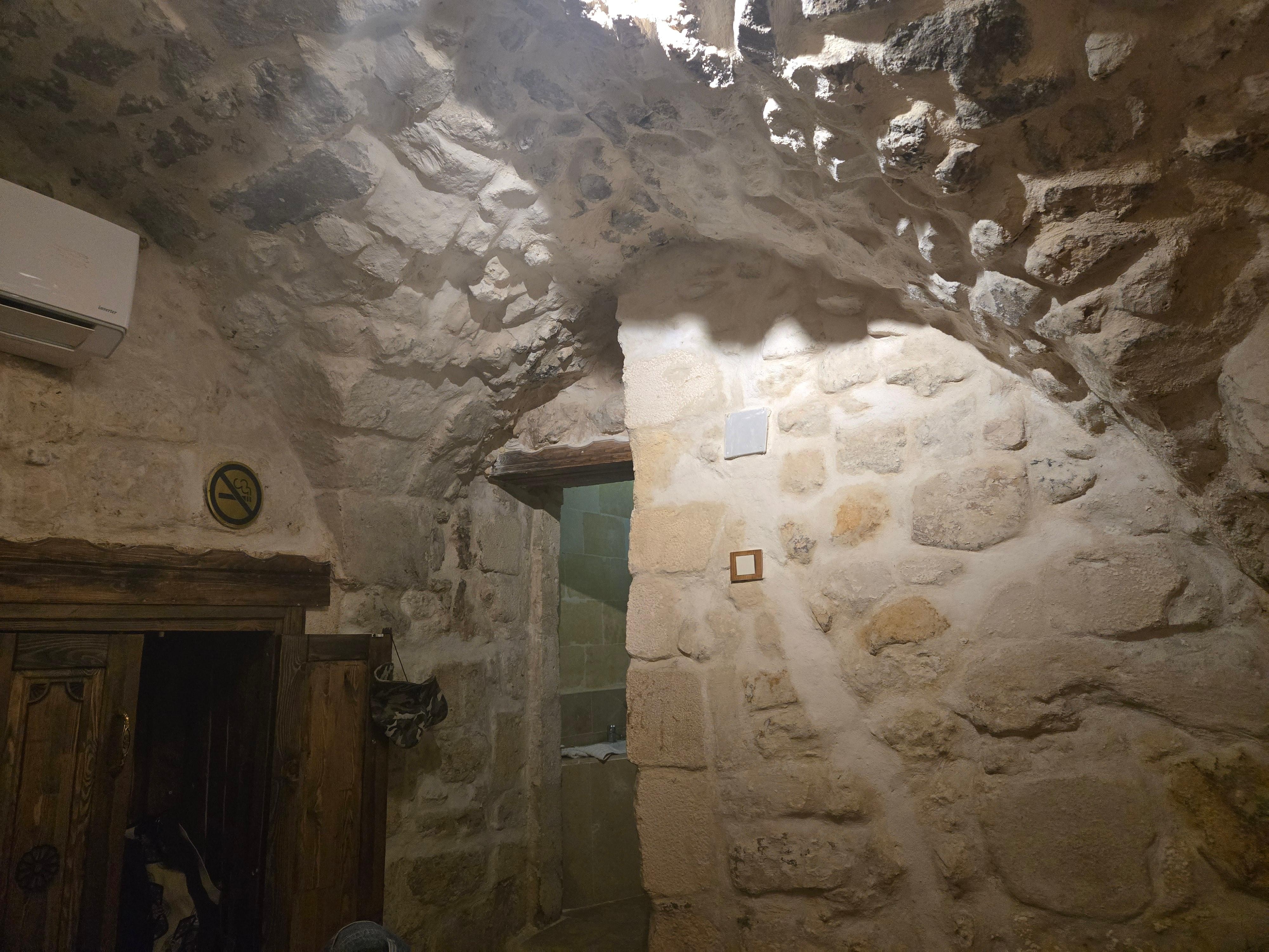 Like staying inside a cave!