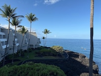 View from the balcony at Oceanfront Room