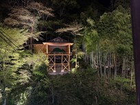 Nightly projection shows visible from lobby