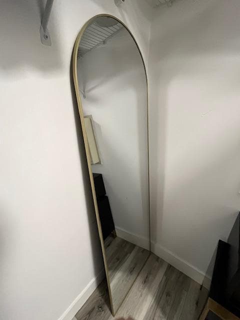 Mirror fell off the wall