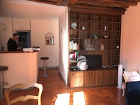 View to the kitchen