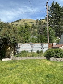 Backyard hill view!