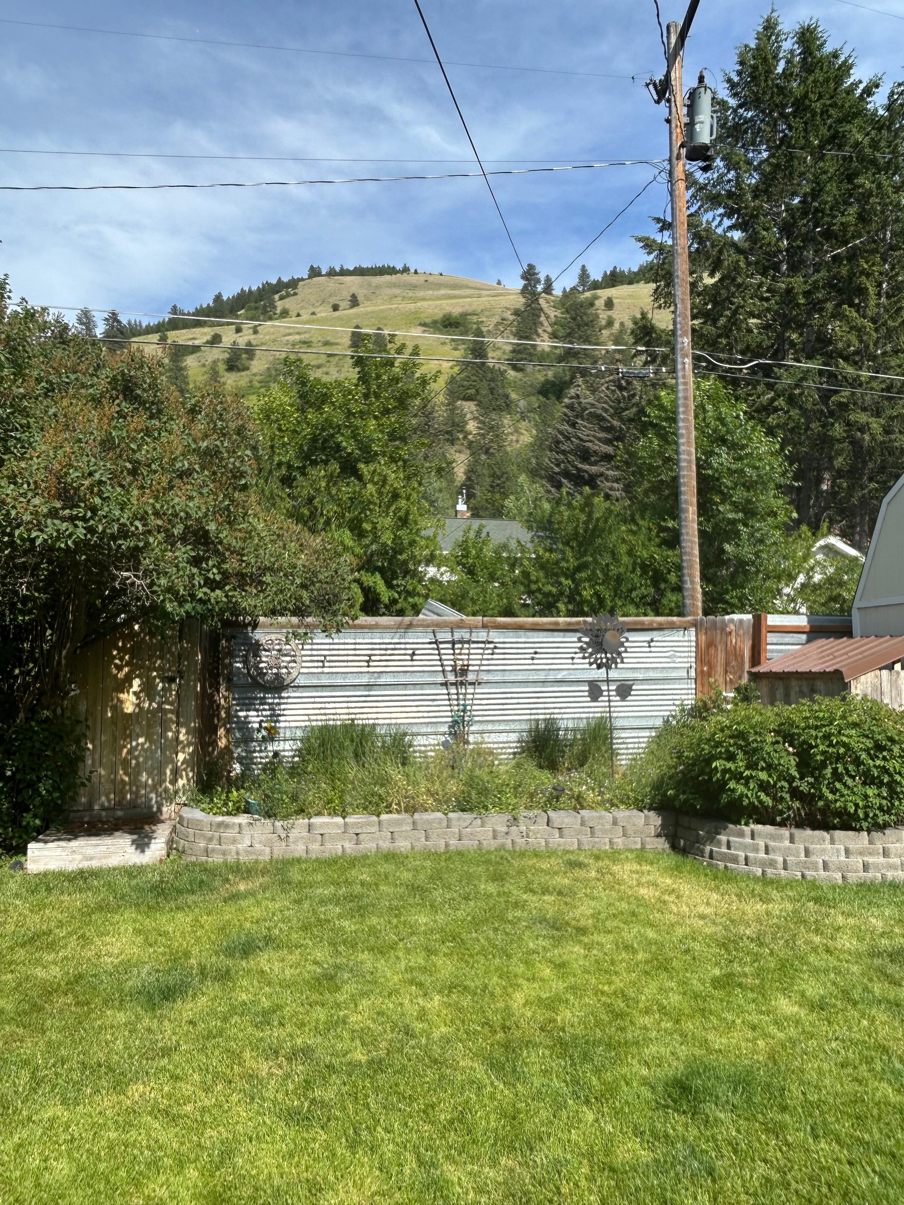 Backyard hill view! 