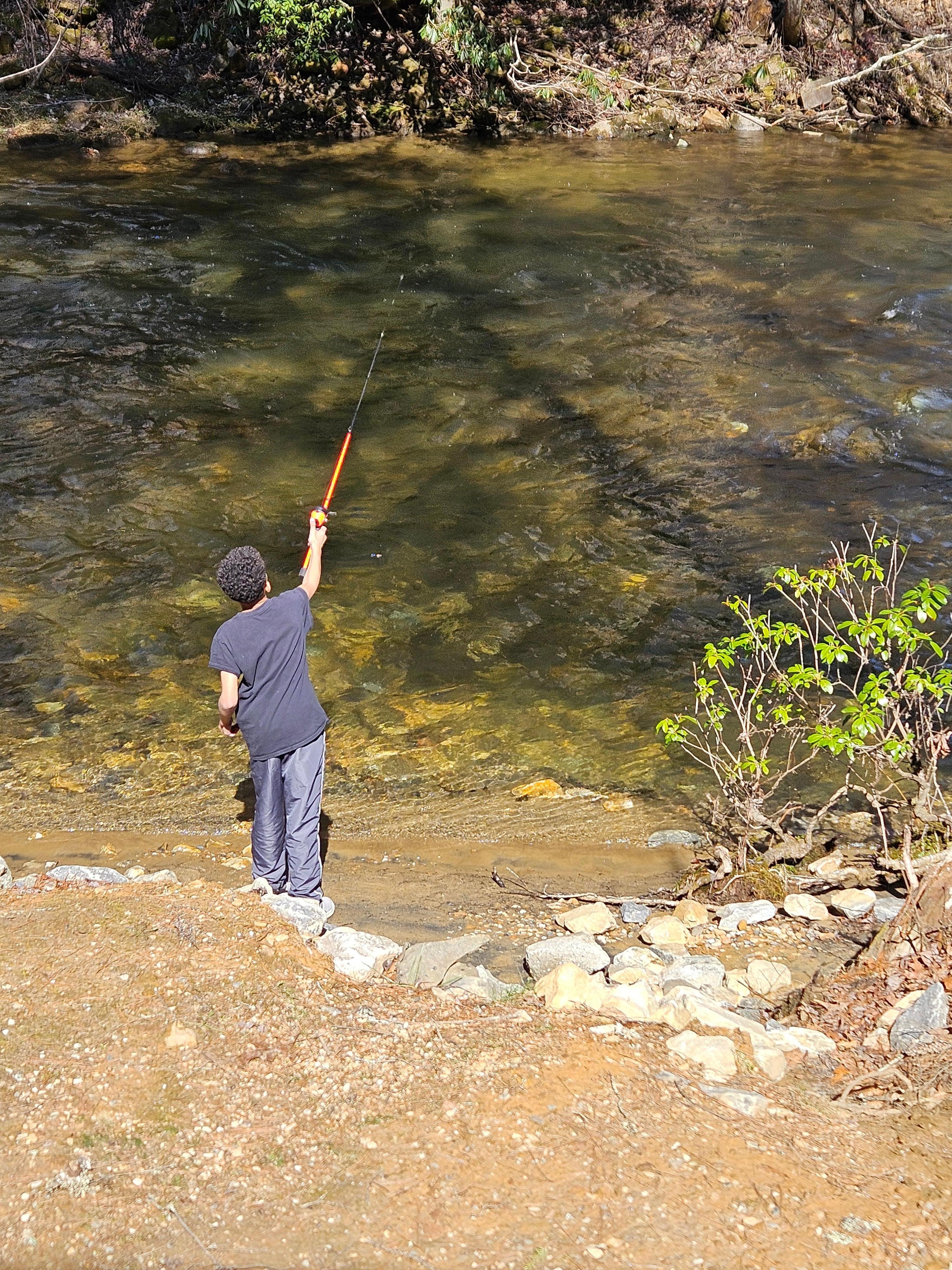 Right out the backdoor