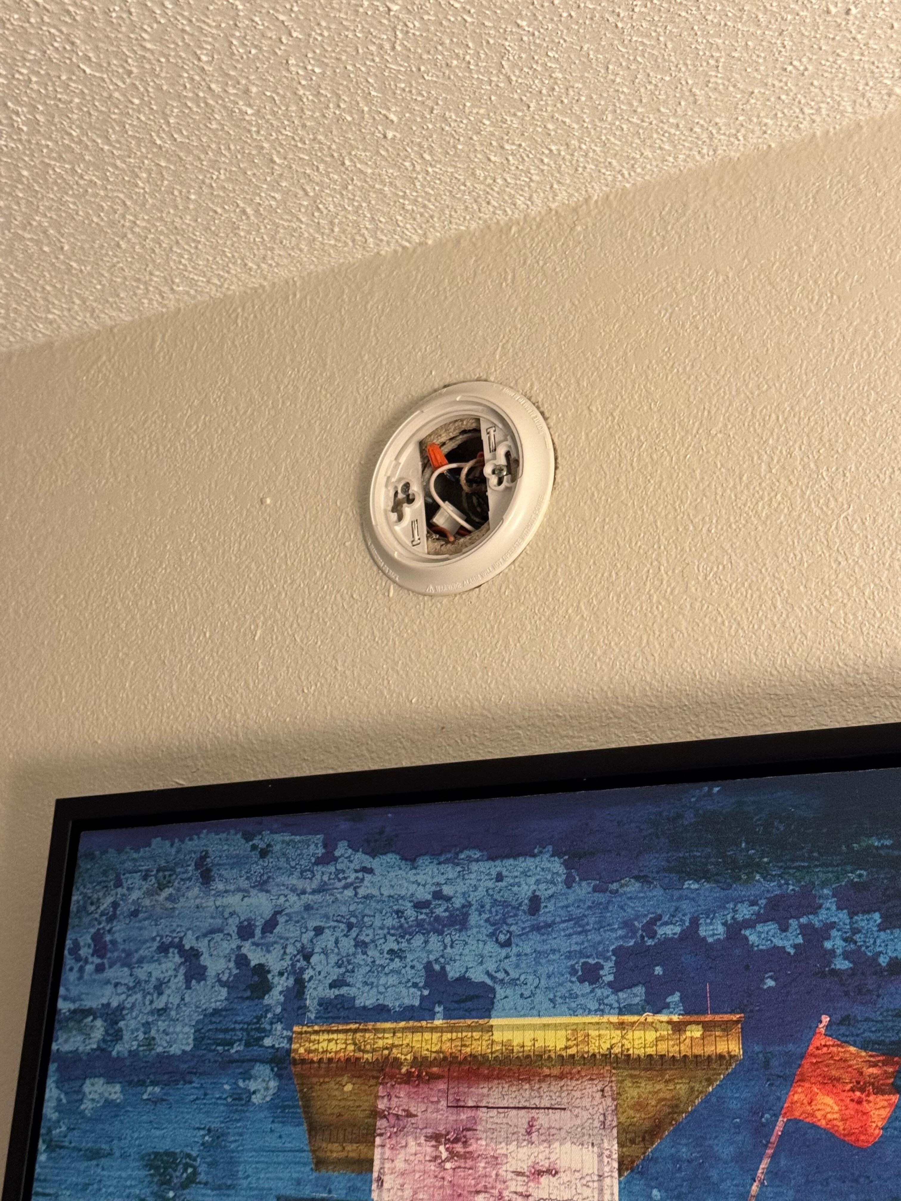 Where the smoke alarm should be 