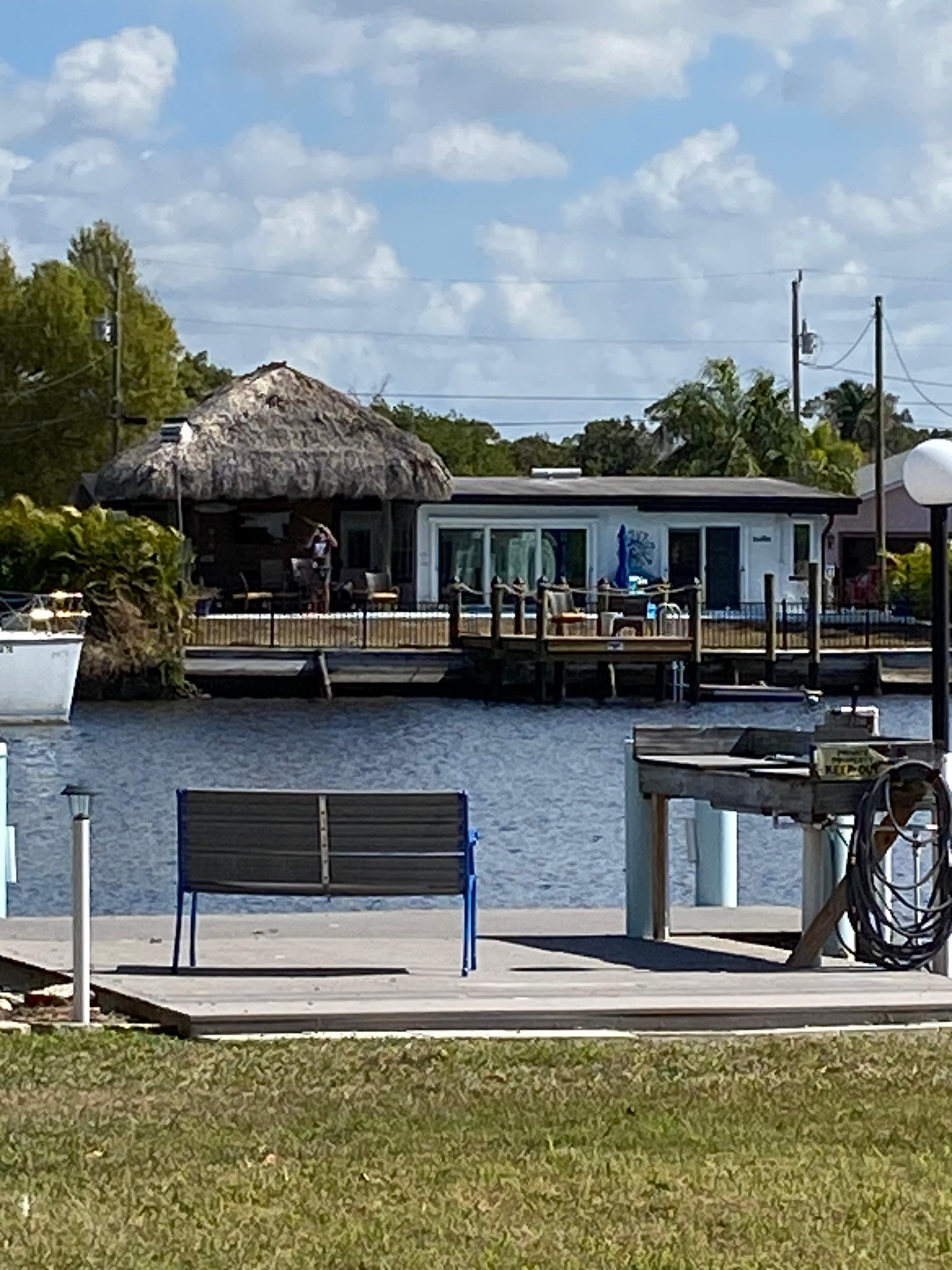 Back of home  from across lagoon