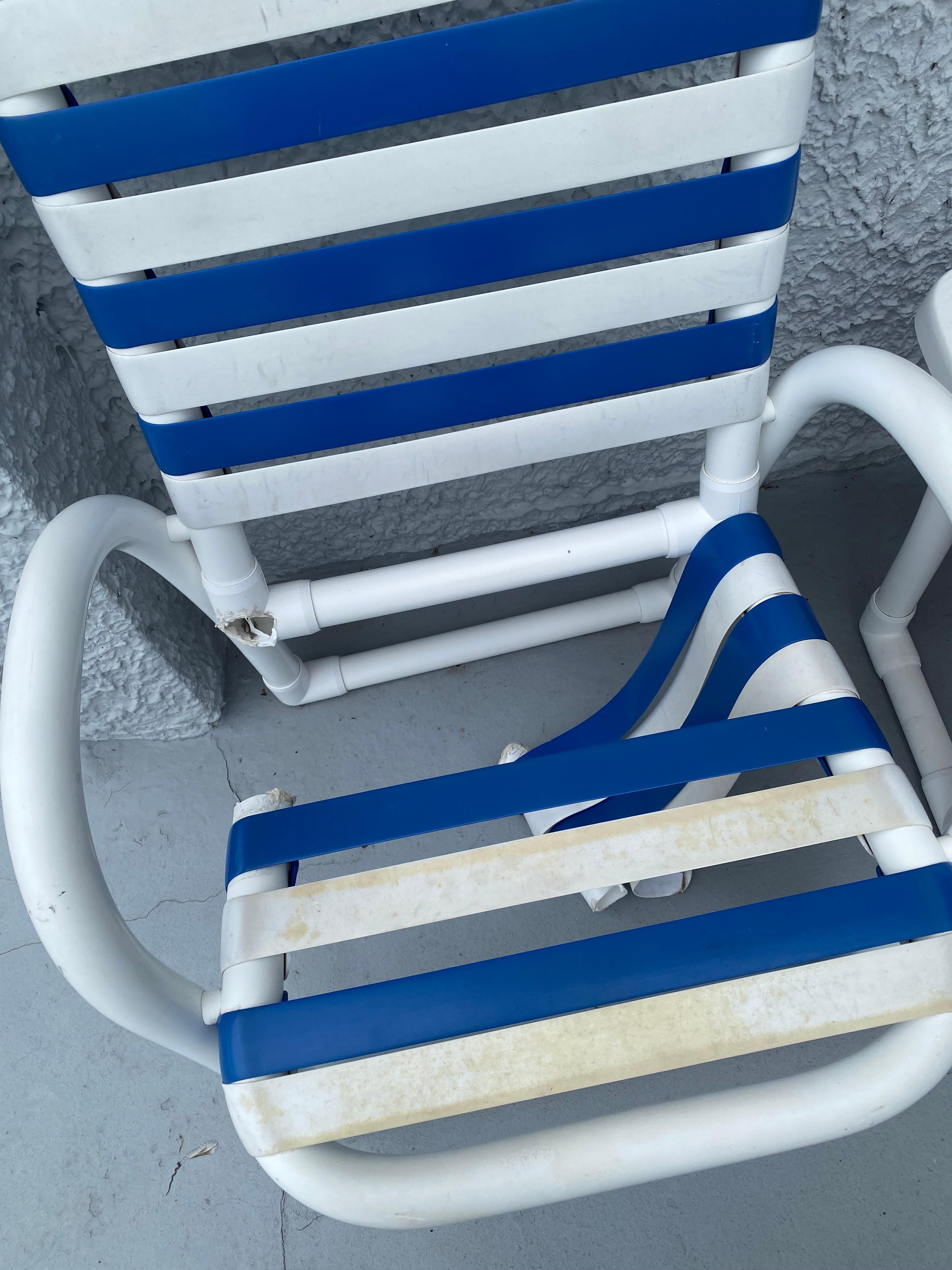 Broken balcony chair. (Leaving only one available.)