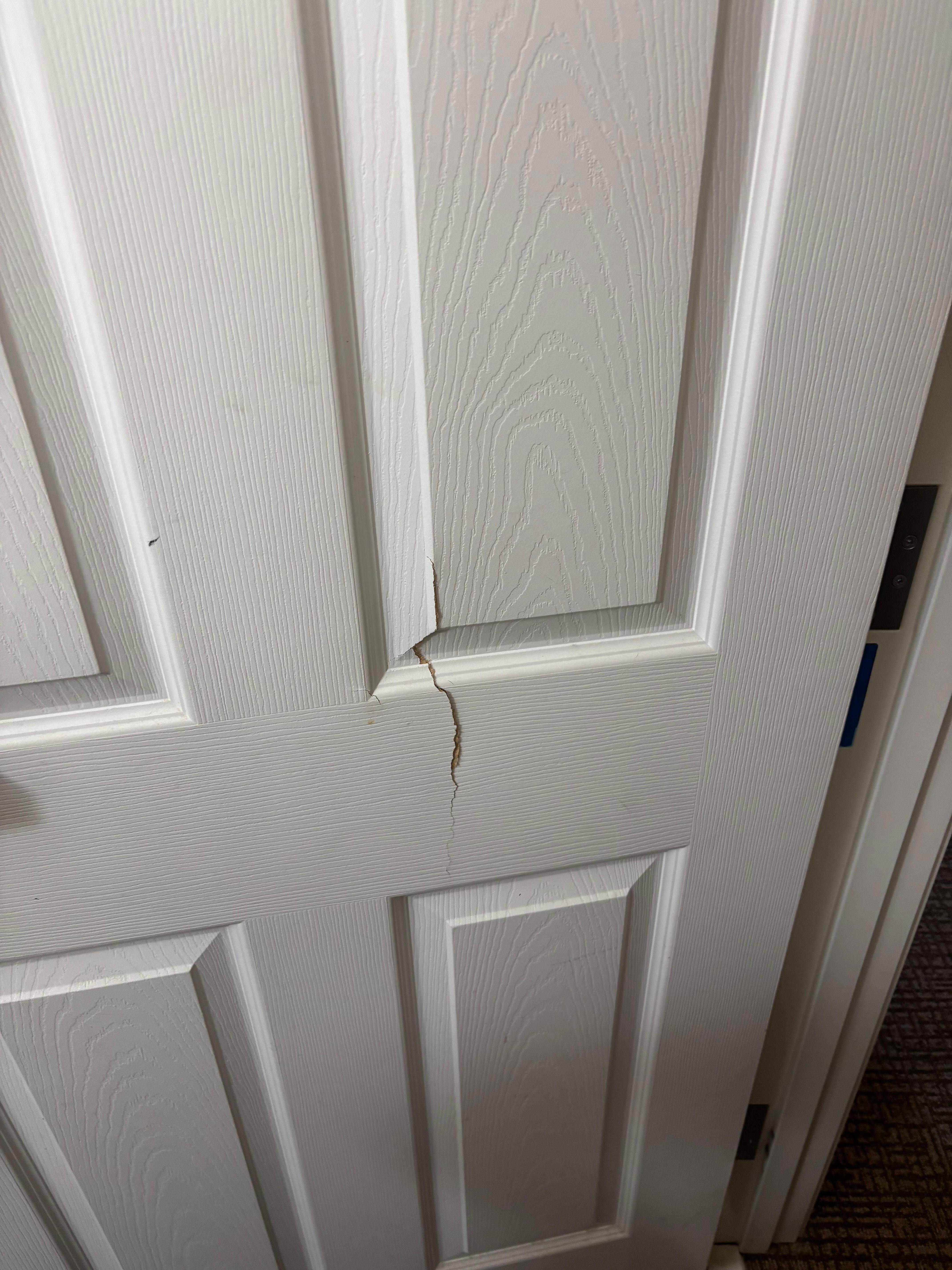 Hole in door