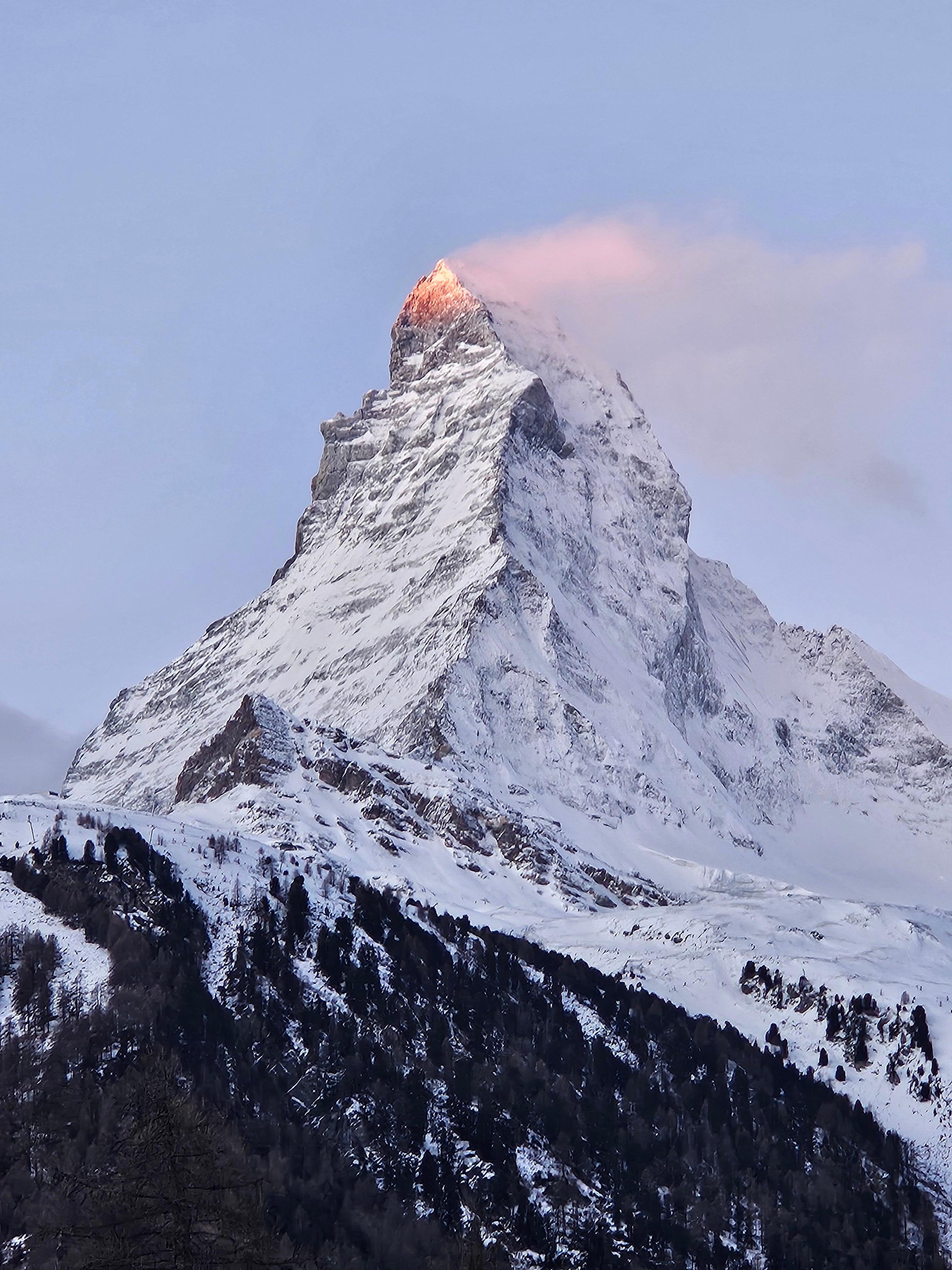 Sunrise steps away from apartment 