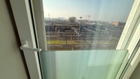 Busy railway station