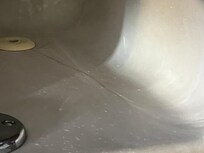 Crack in bathtub