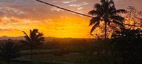 Sonnenuntergang vom Hotel aus zu sehen