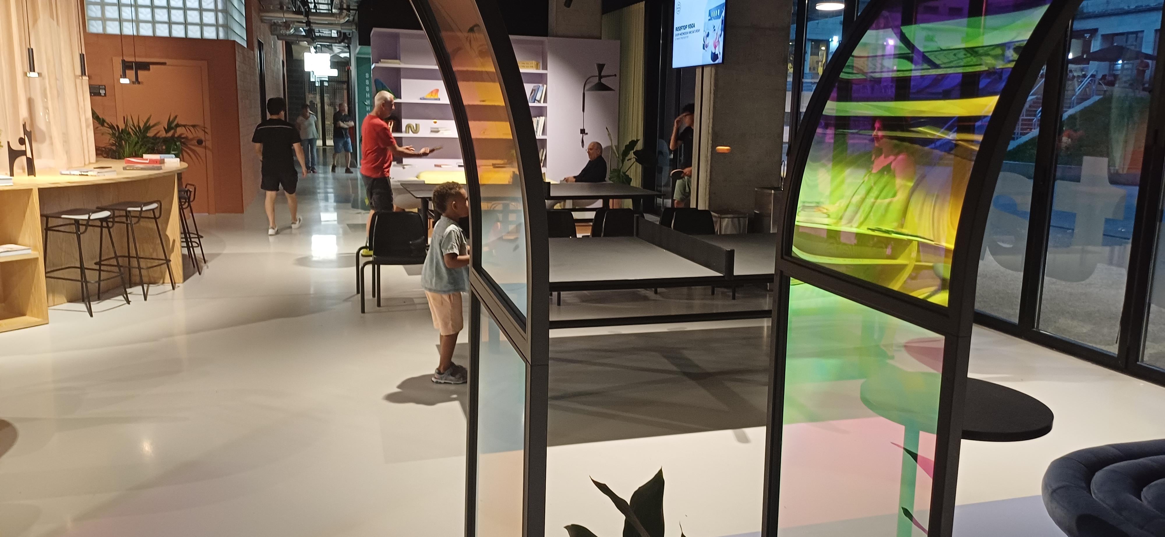 Tennis table in the lobby!