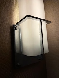 Dust covered fixtures.