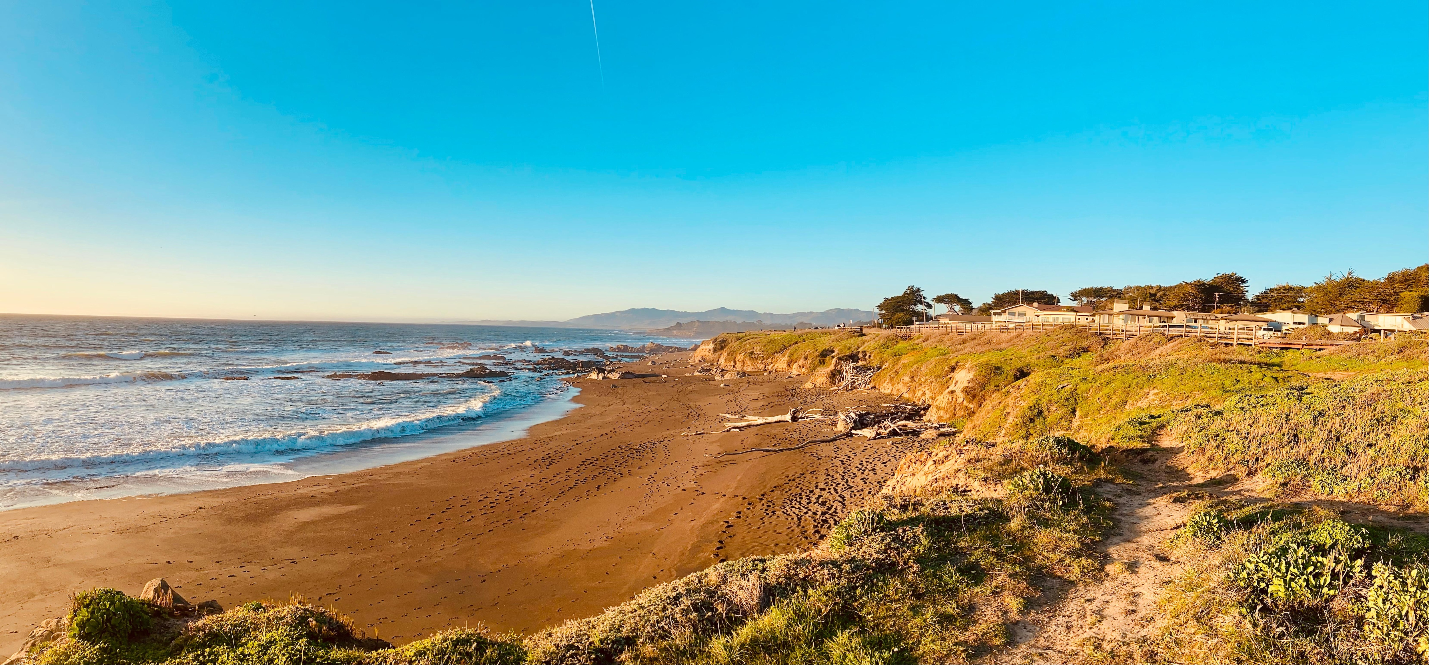 Across street from the hotel