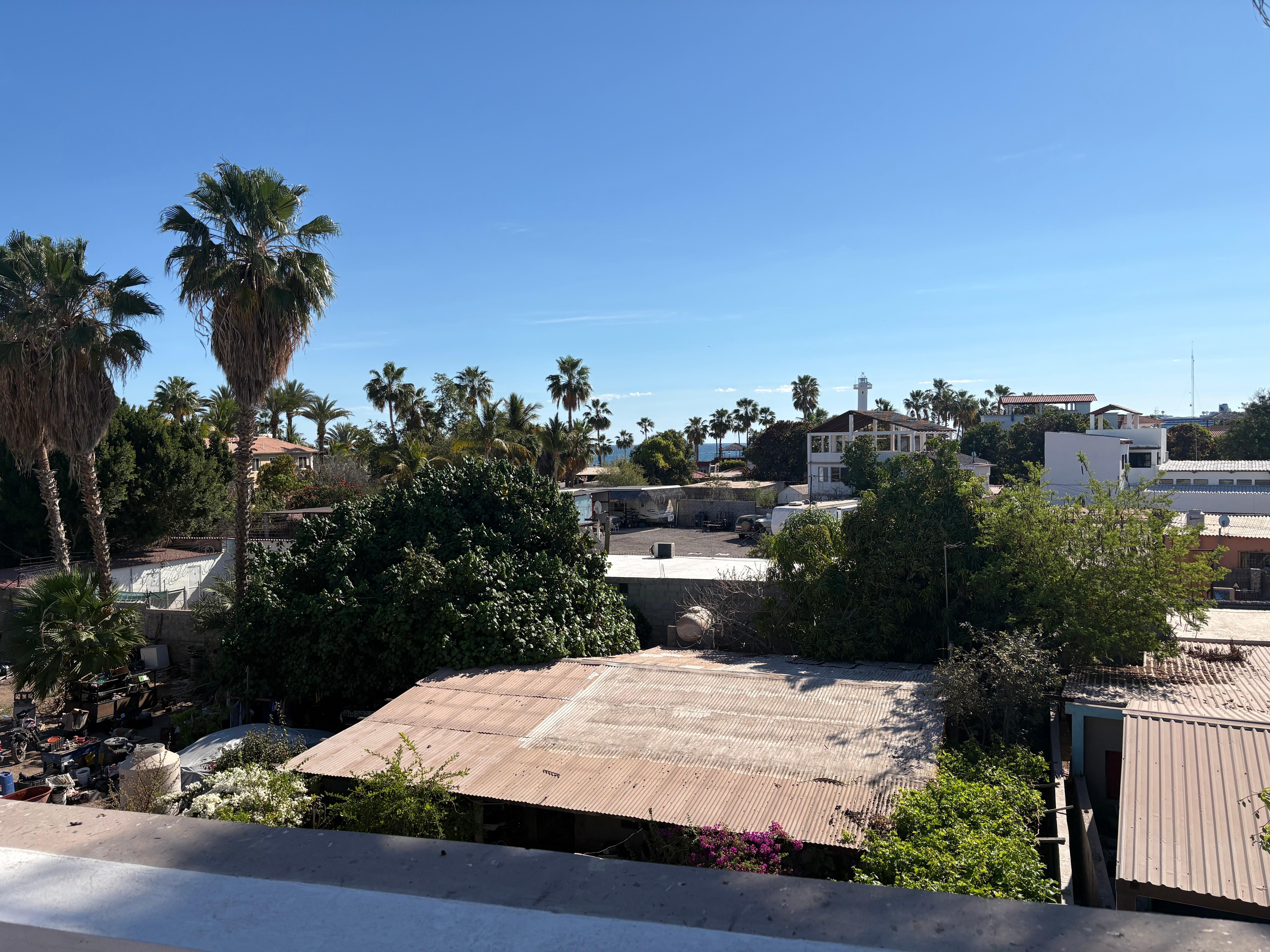 View from lounge to the sea. 