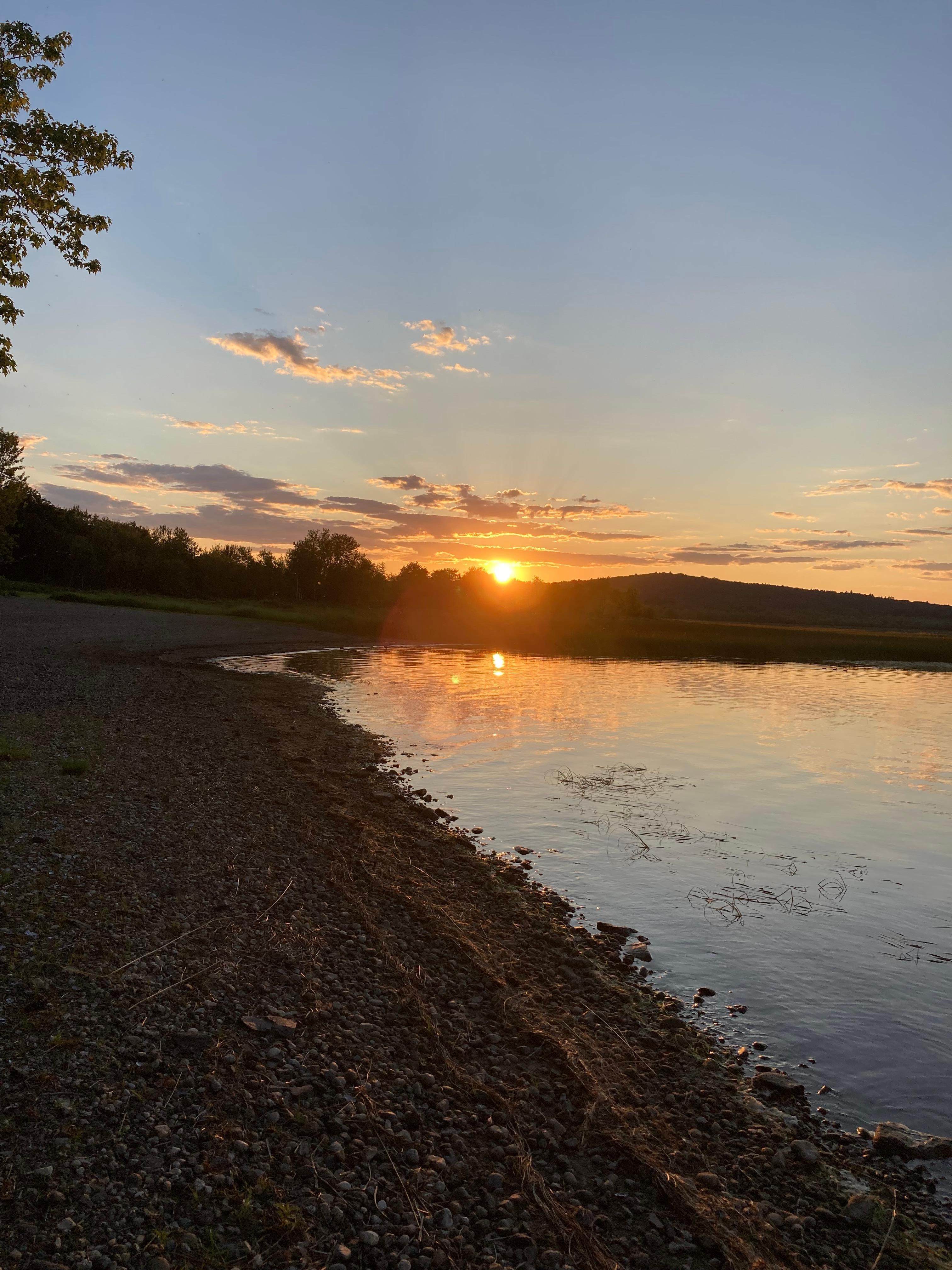 1st night arrived just in time for Sunset! 