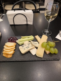 Cheeseboard from the lobby restaurant.