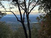 View of valley from porch.