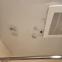 Above shower???