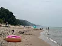 Uncrowded beach nearby