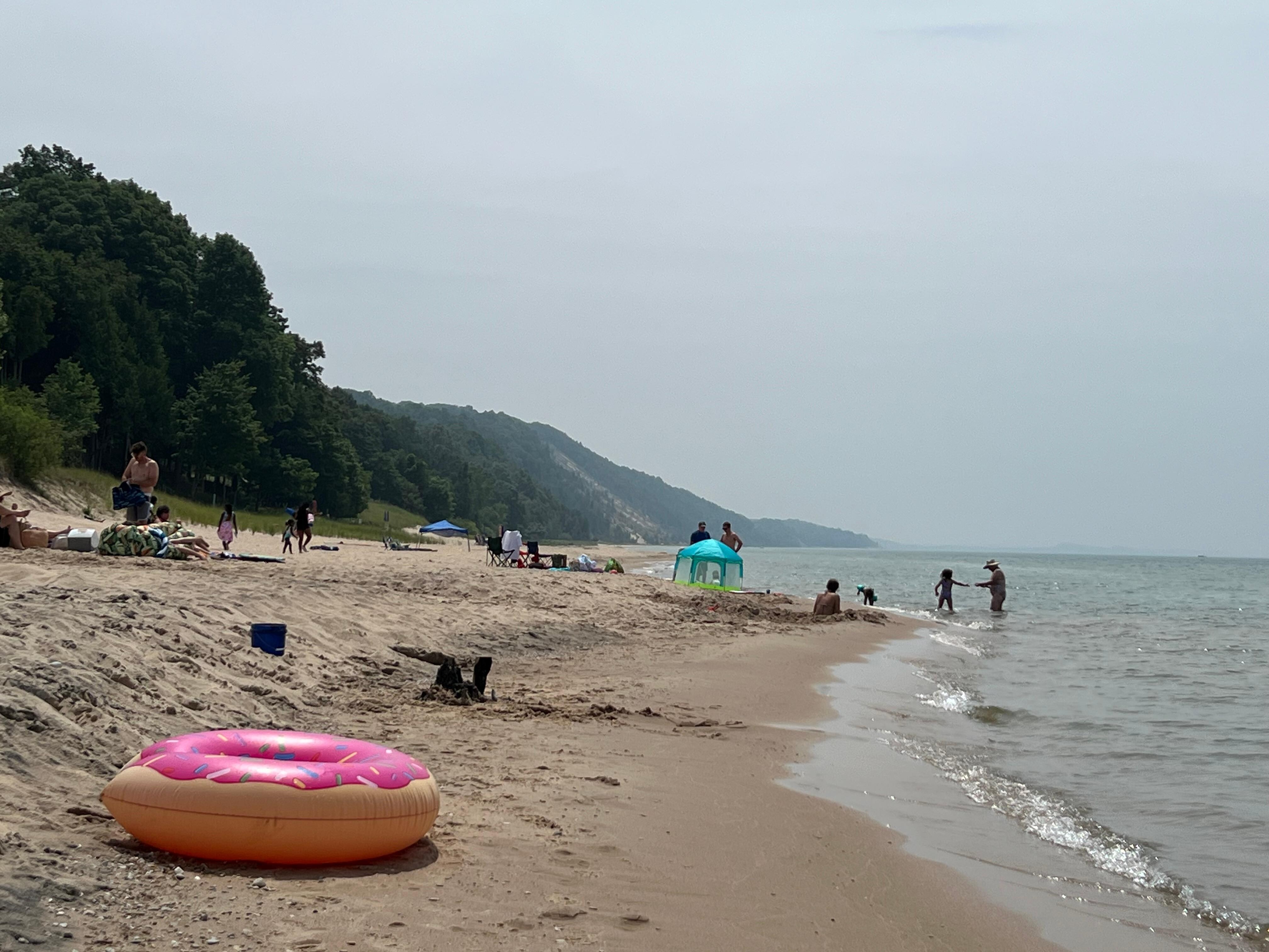 Uncrowded beach nearby