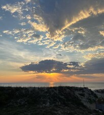 Sunrise from the deck