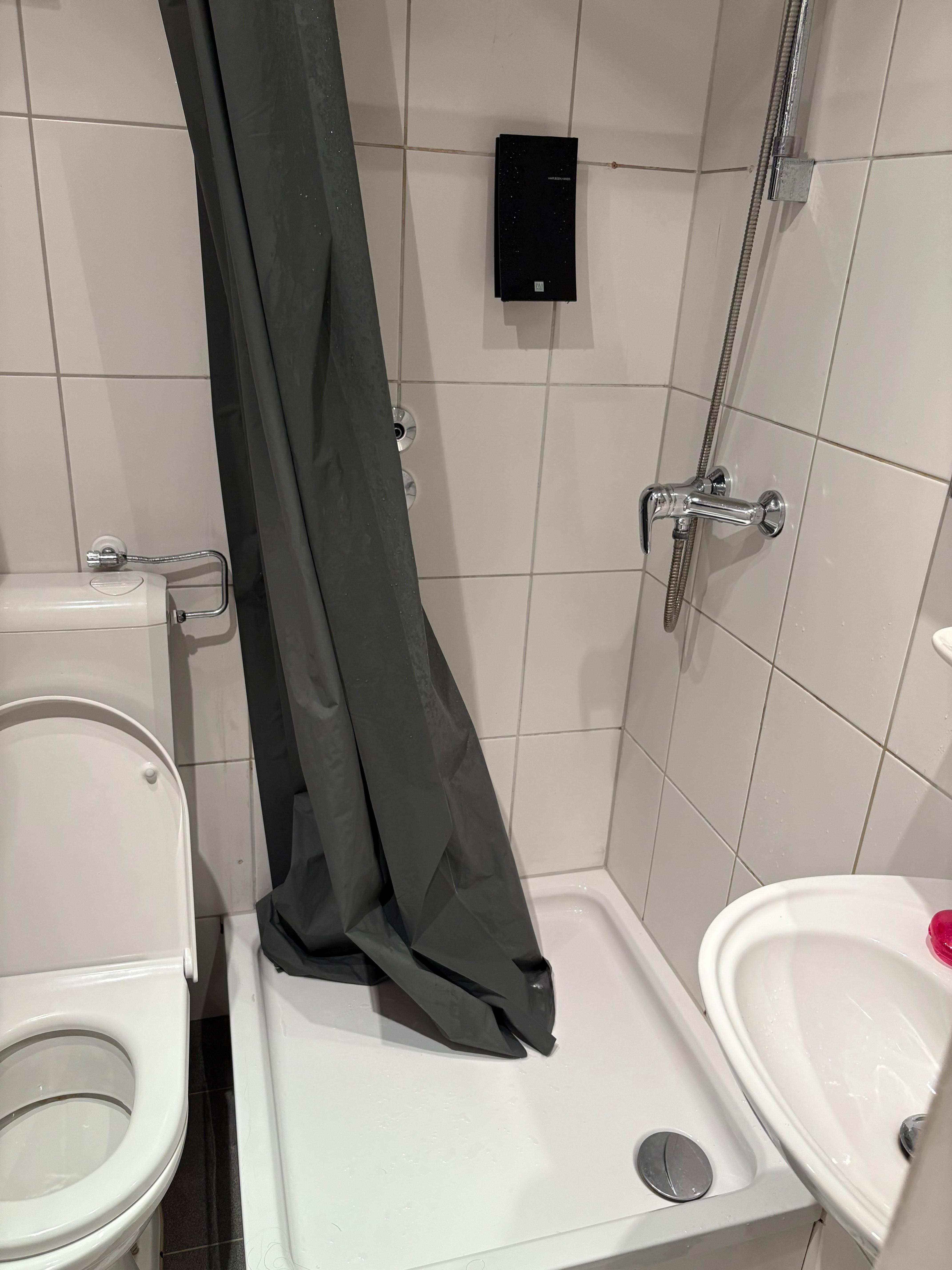 Shower to risk your life