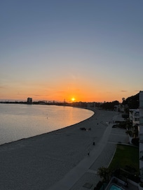 Sunset from the balcony