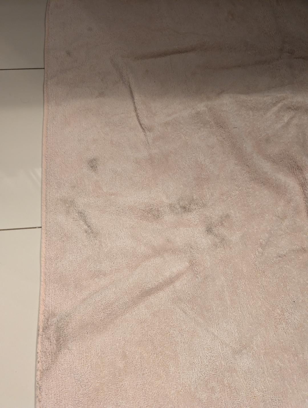 The bath towels that were provided were all stained and gross