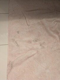 The bath towels that were provided were all stained and gross