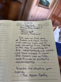 My youngest grandson wrote this in their book!♥️💙