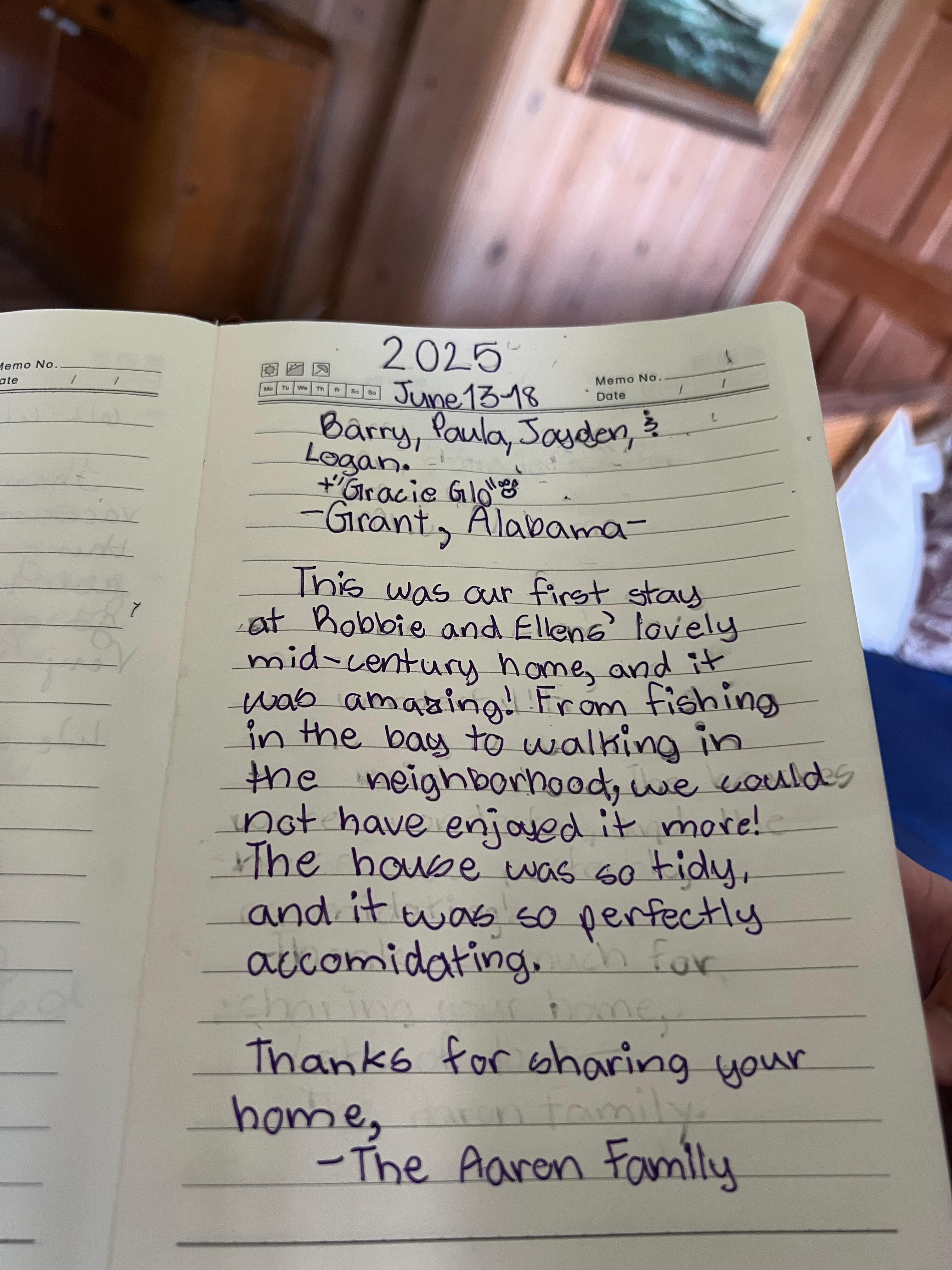 My youngest grandson wrote this in their book!♥️💙