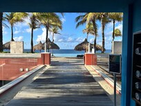 On route to the beach.