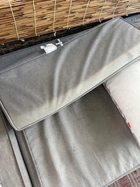 Furniture in back; dirty