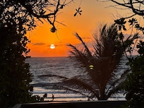 Sunrise - Atlantic Ocean. Take the shorter path next to the women's bathroom in the parking lot