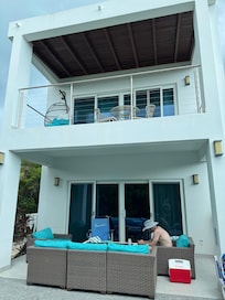 View of the house from the pool