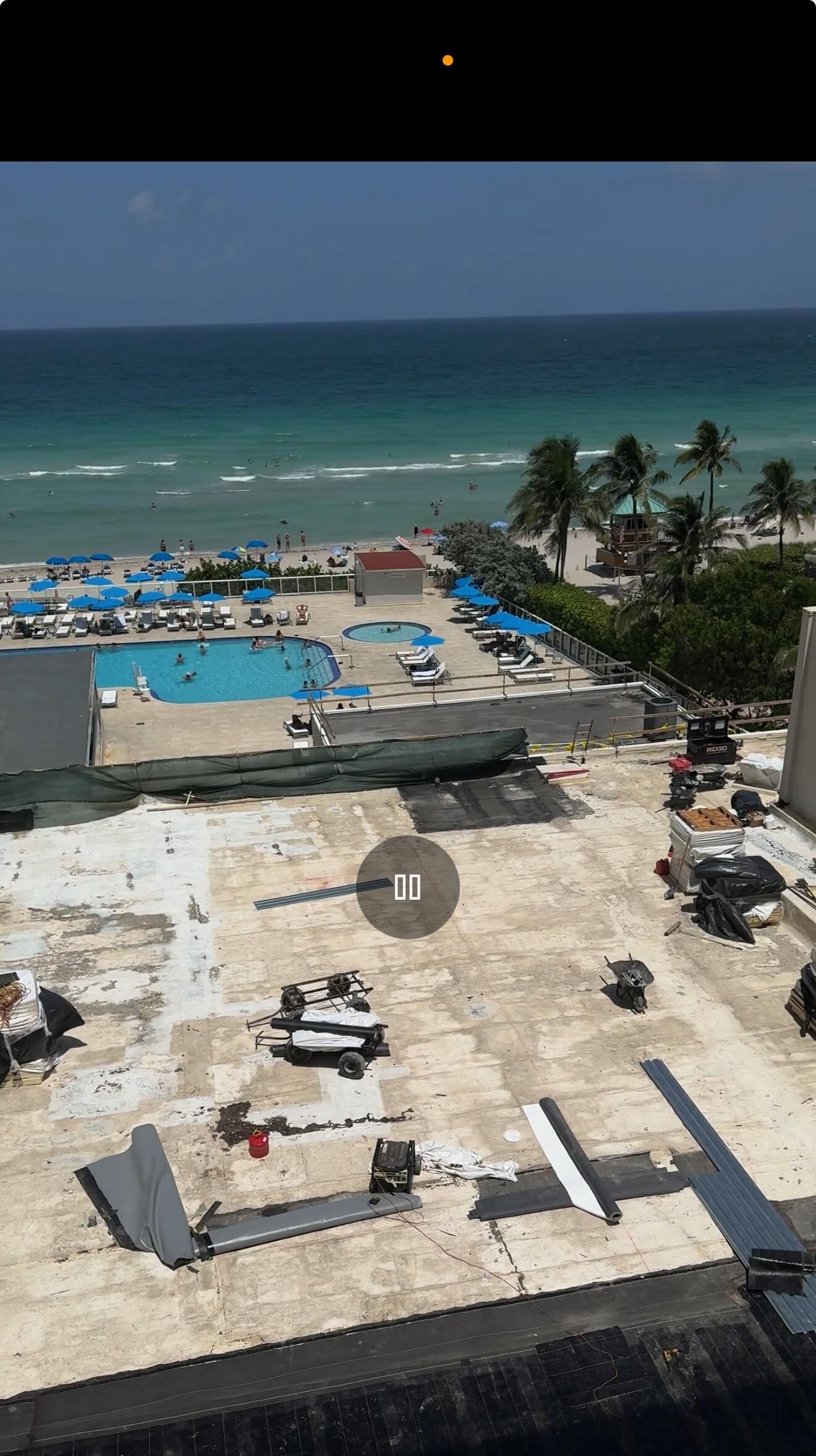Ocean view room..