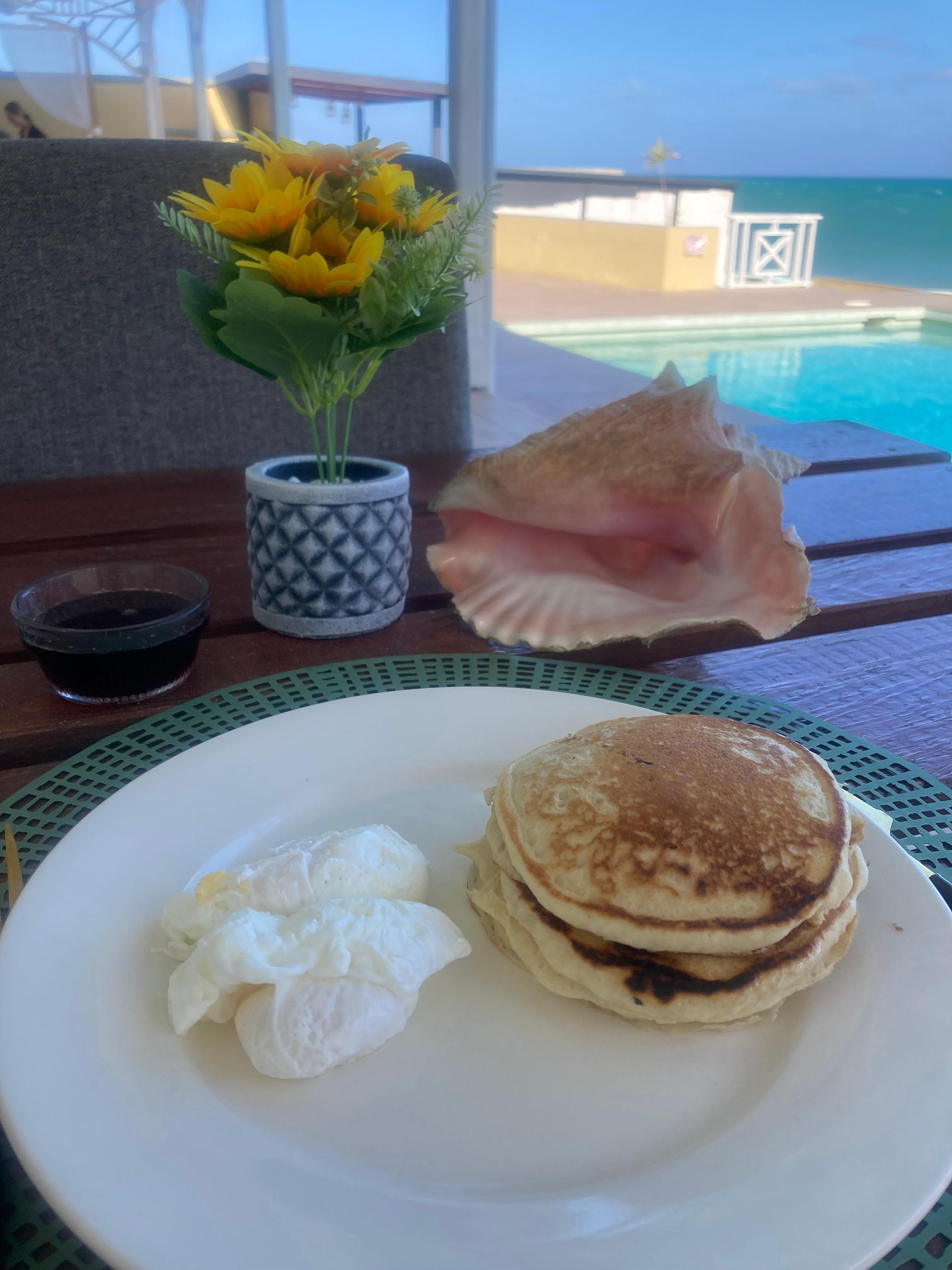 Breakfast on the terrace 