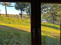 View from bedroom window