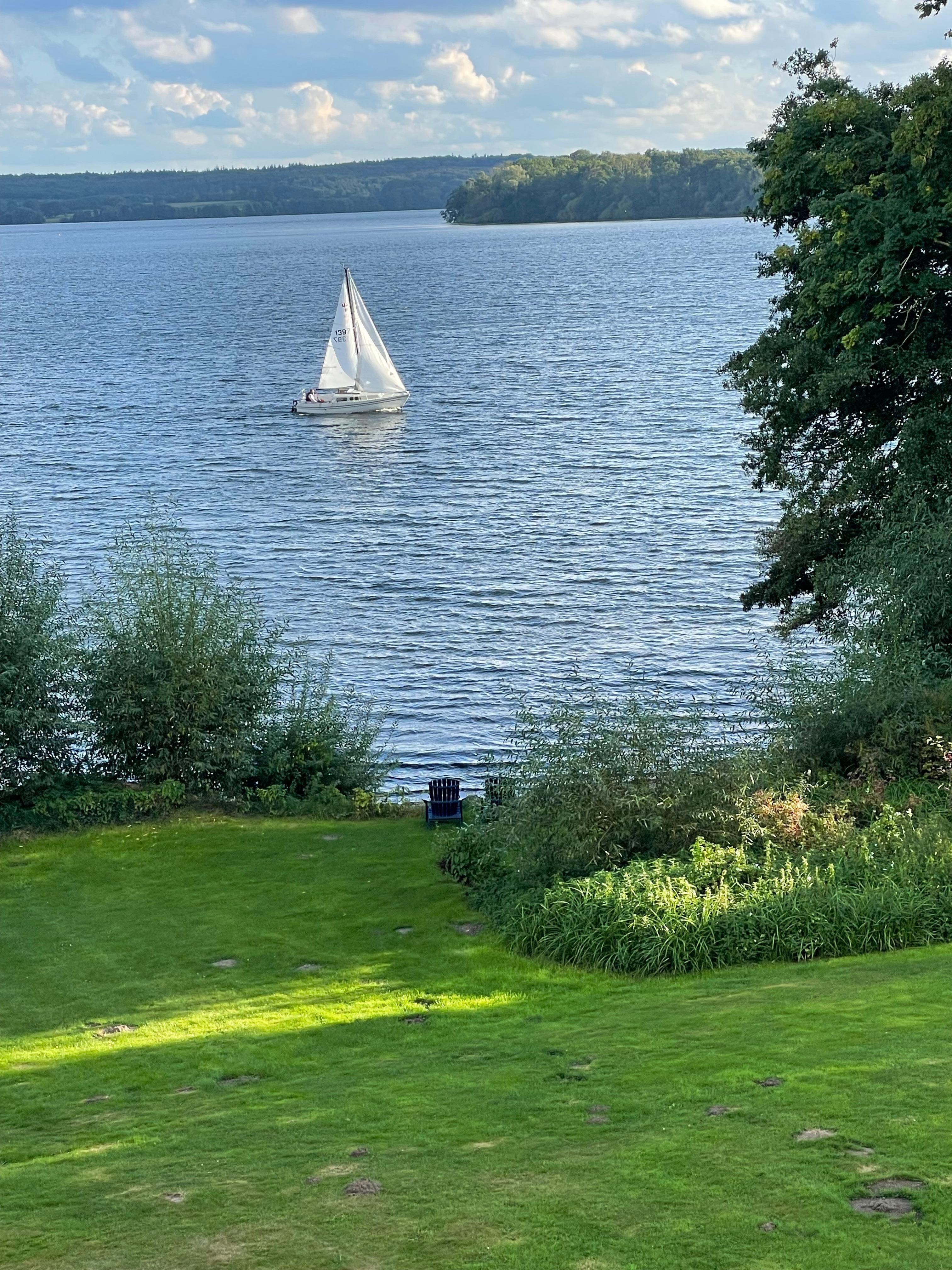 Ein Blick aus Esszimmer, immer wieder schön.