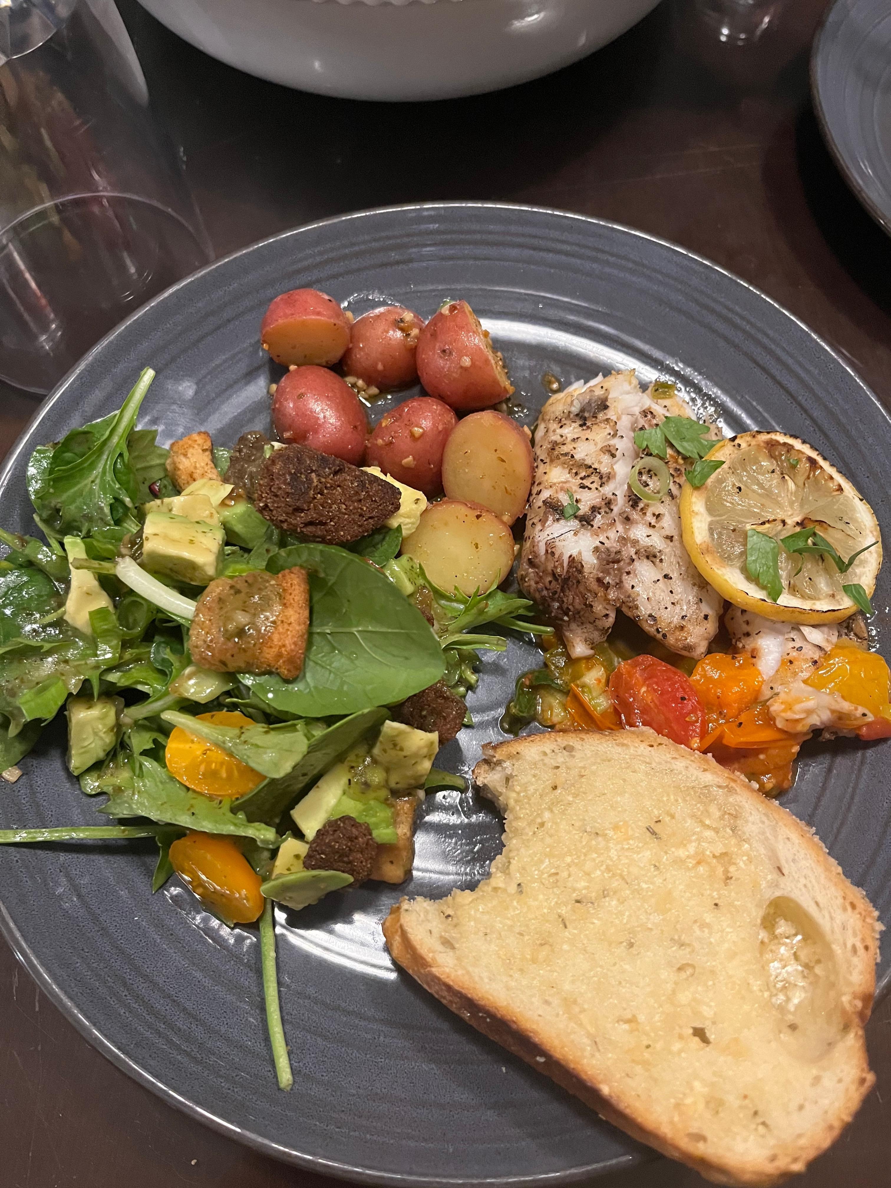 Mingo fillets from our fishing trip.