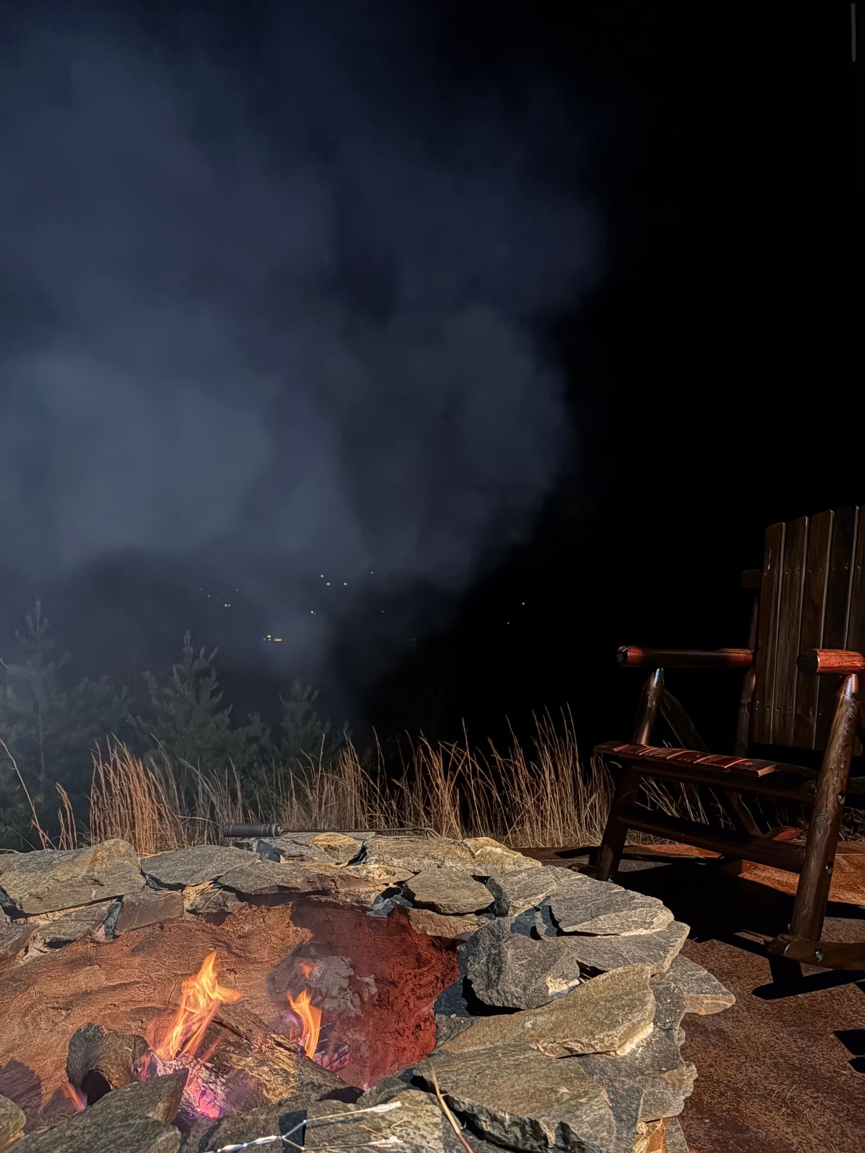 Perfect spot to unwind by the fire after a long day!