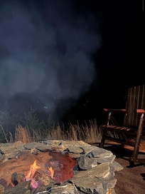 Perfect spot to unwind by the fire after a long day!
