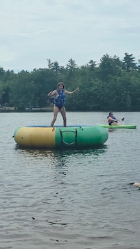 Fun trampoline!