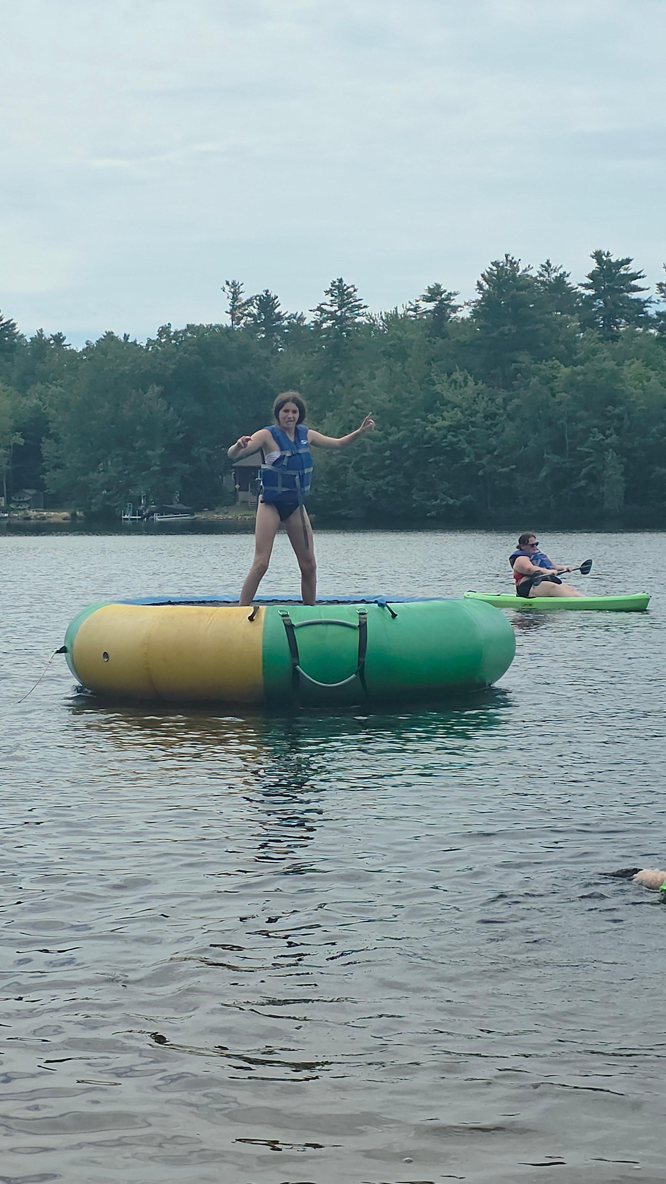 Fun trampoline!