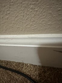 Dusty/grimy baseboards