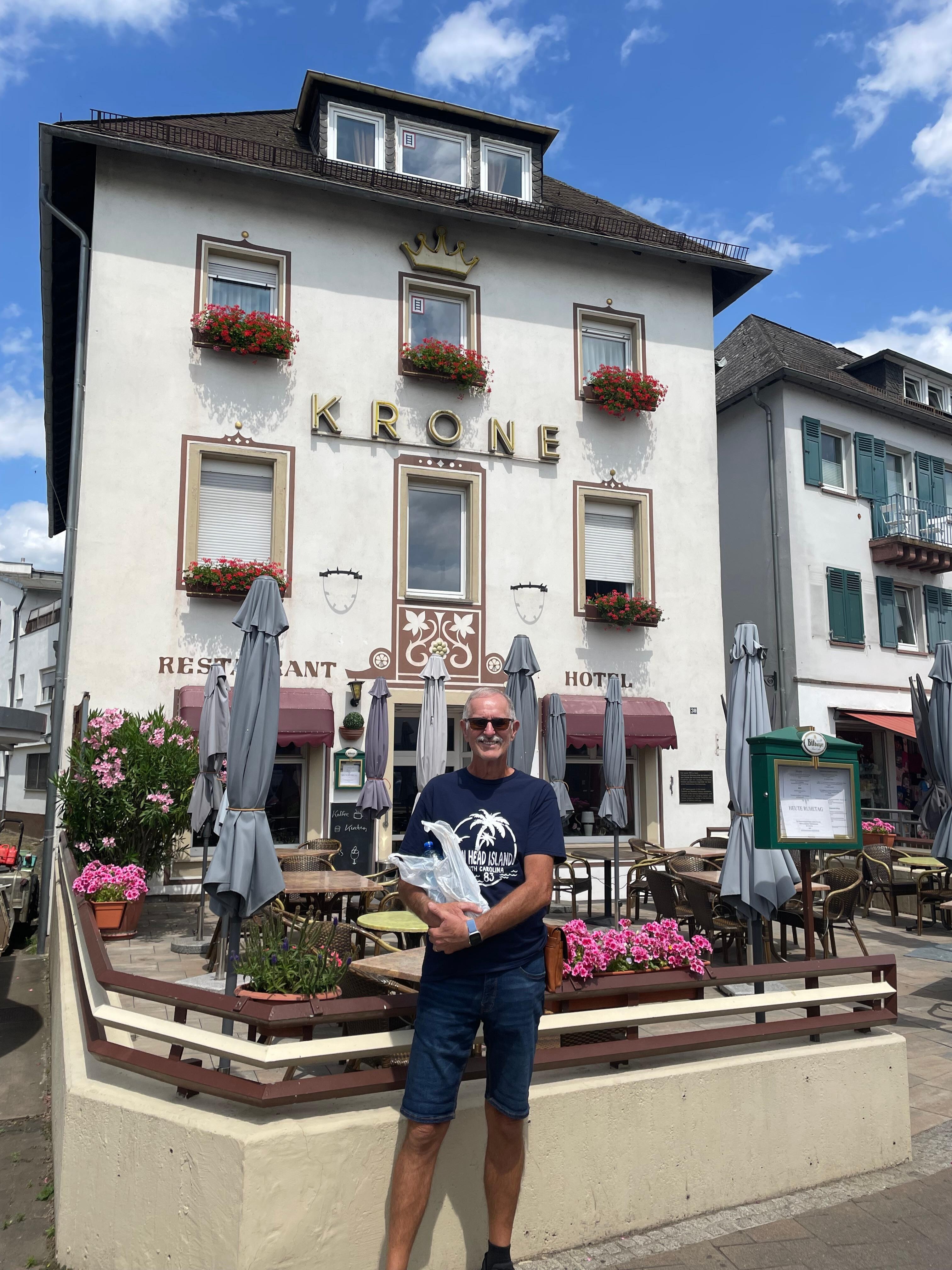 Front of hotel