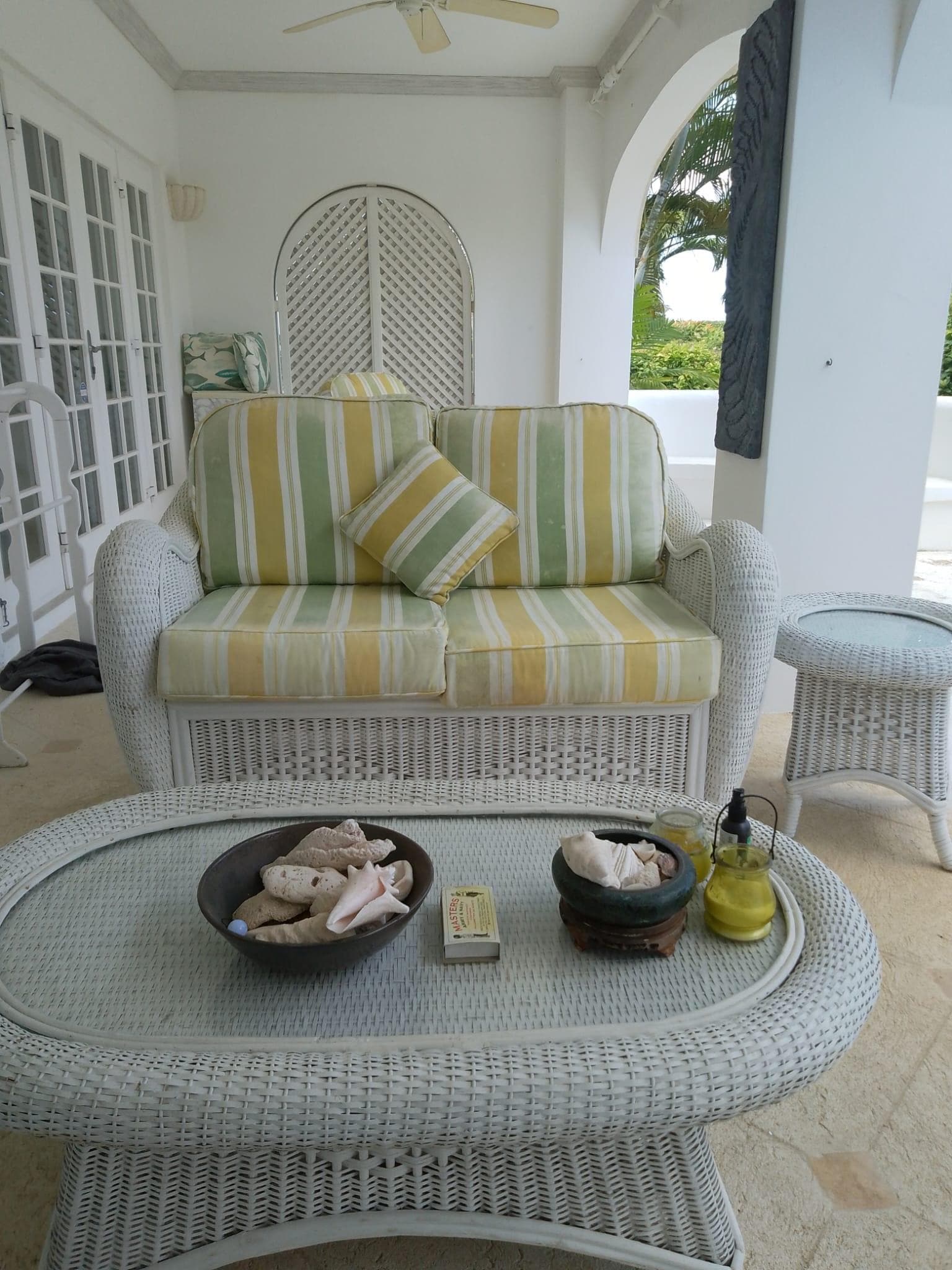 Access  through the bedroom to relax by the pool and gardens.